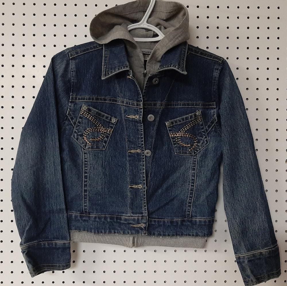Request Jean Jacket with built in Hoodie ~ Youth 10/12